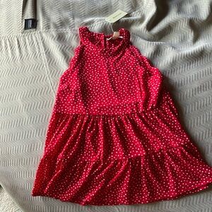 Monteau Los Angeles red polka dot tank top!